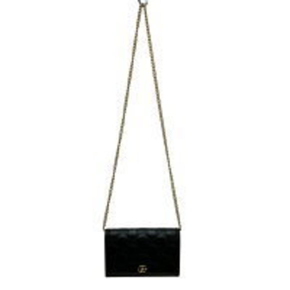 Gucci GG Matelasse Leather Chain Wallet Shoulder Bag Pouch Black Gucci - Picture 1 of 7